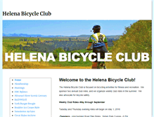 Tablet Screenshot of helenabicycleclub.org